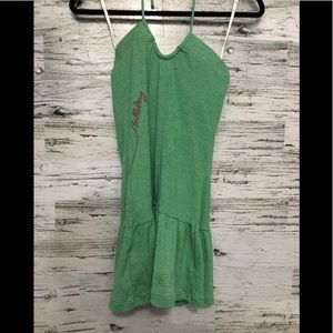 Billabong white and green mini summer dress ☀️